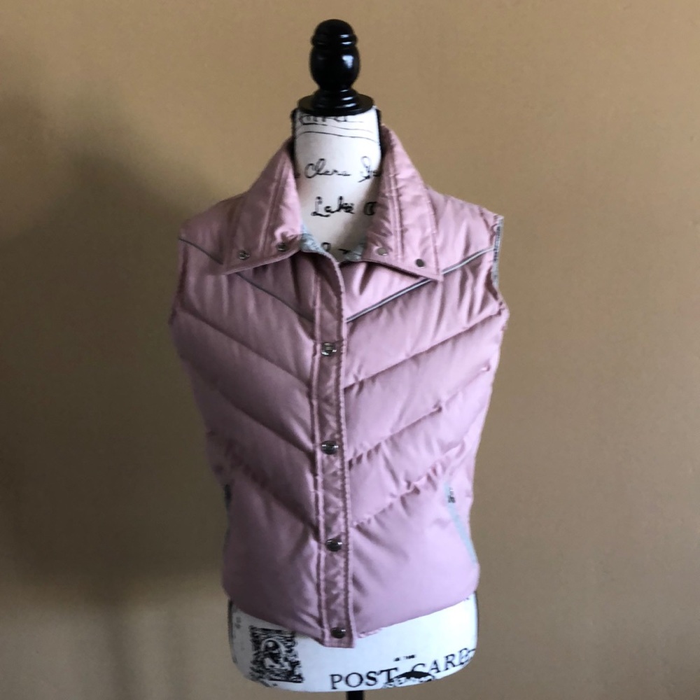 Down filled vest